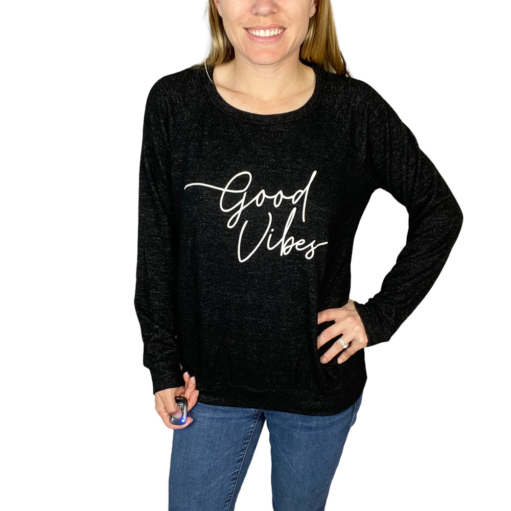 Buffalo David Britton Good Vibes Pullover Sweater Size Small
